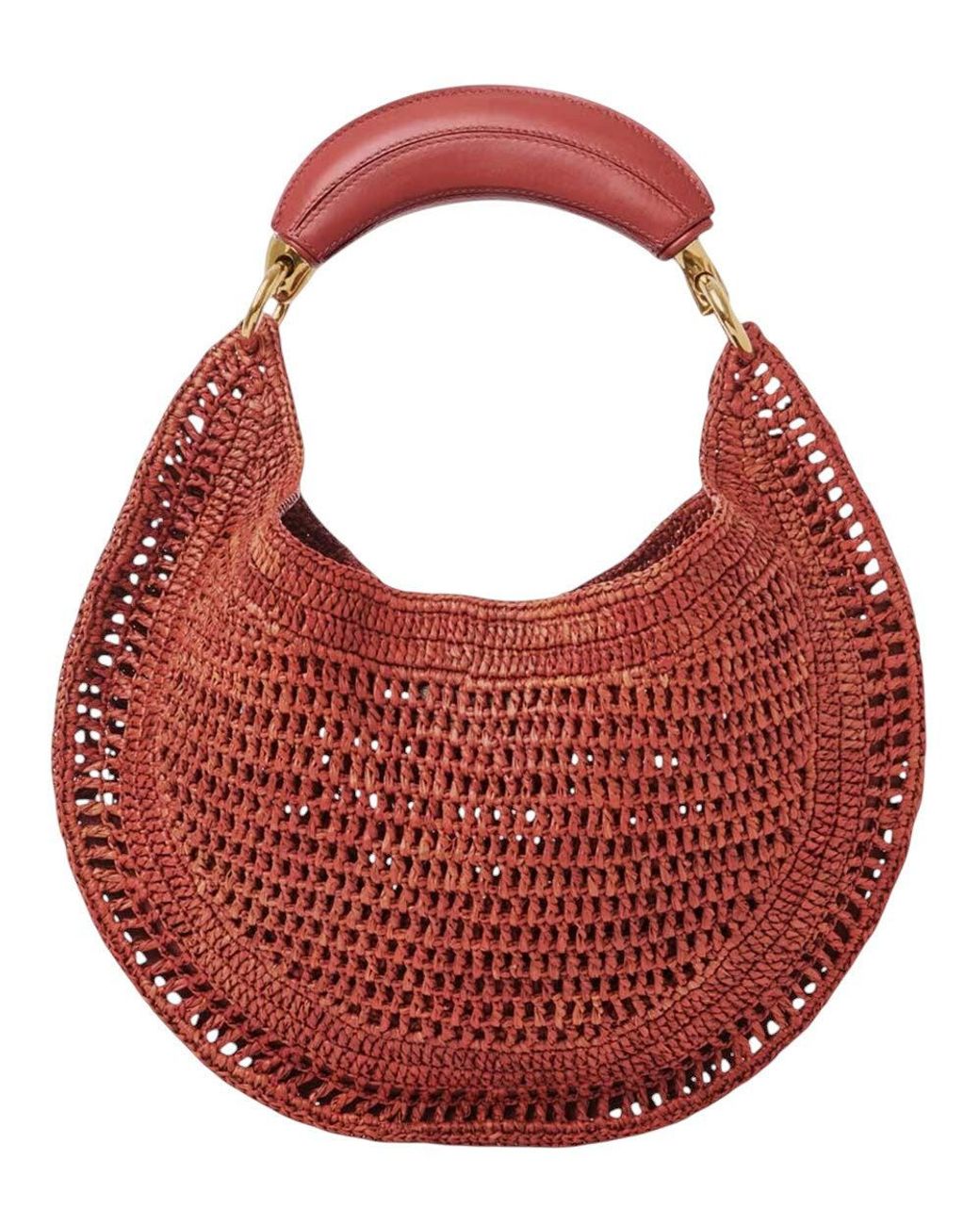 Chloé Red Ginger Summer Banana Large Hobo