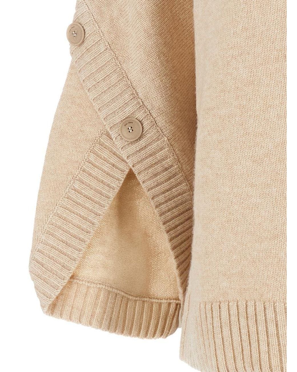 Max Mara Natural Solid Crew Neck Sweater