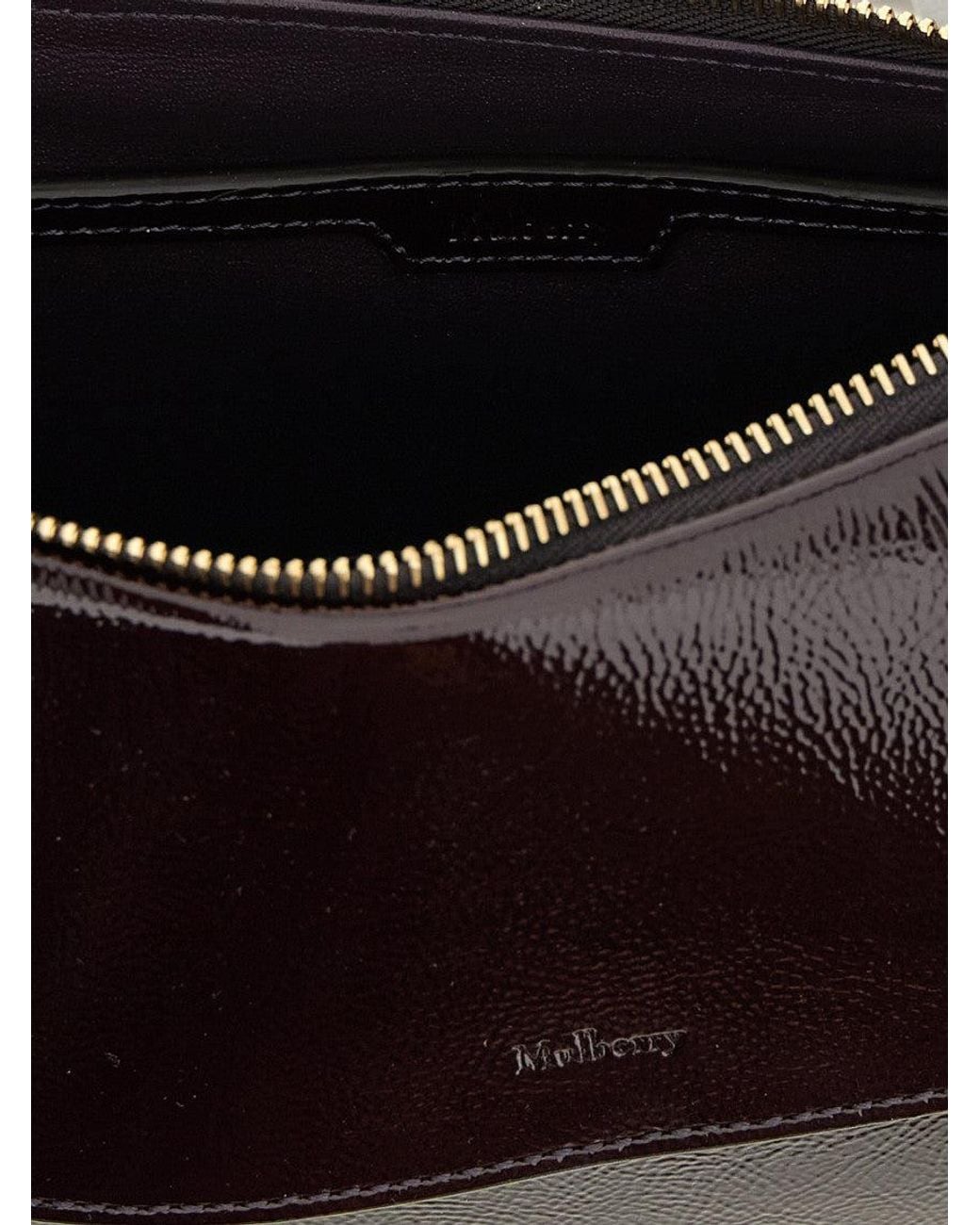 Mulberry Black Clovelly Medium Shoulder Bag
