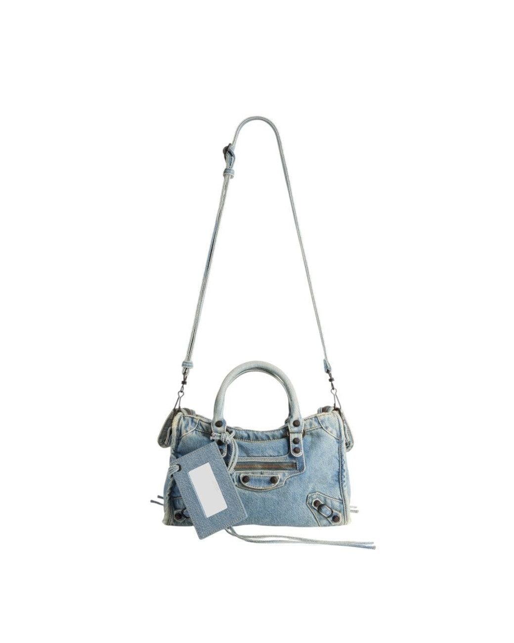 Balenciaga Blue Le City Small Satchel