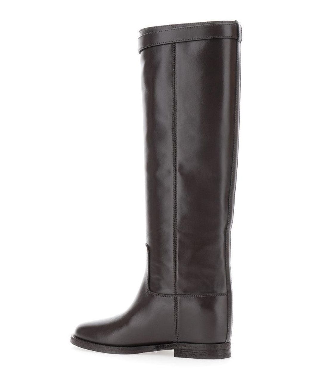 Via Roma 15 Brown Leather Boots