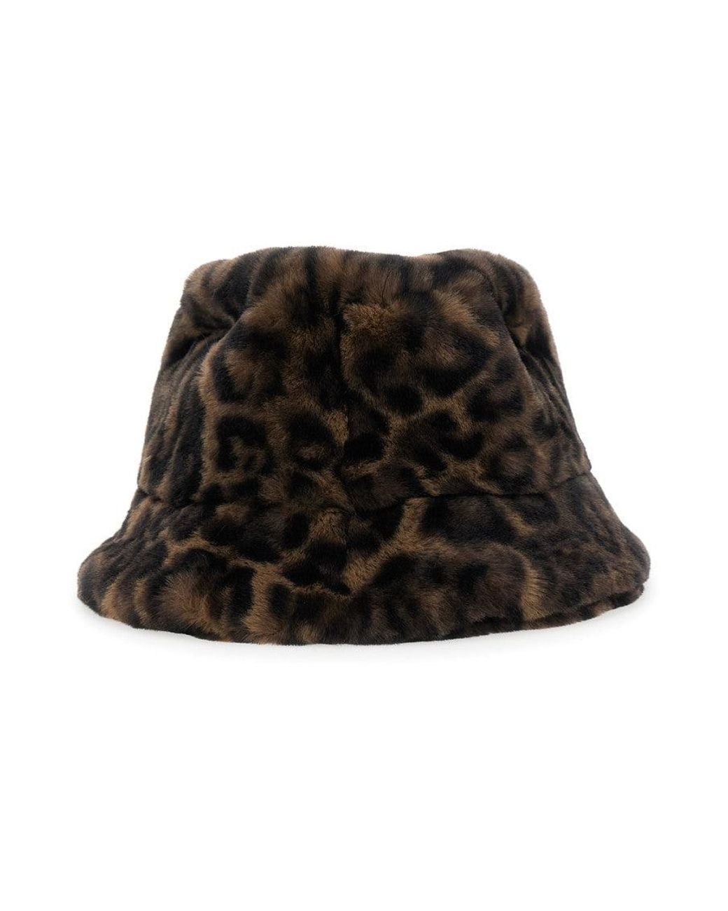 Apparis Black Leopard Pattern Bucket Hat