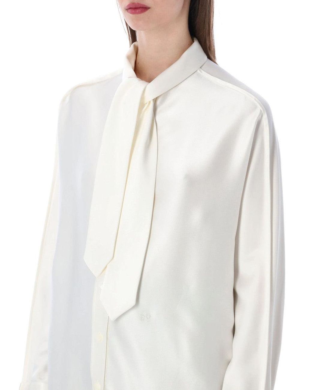 Bottega Veneta White None Solid Shirt
