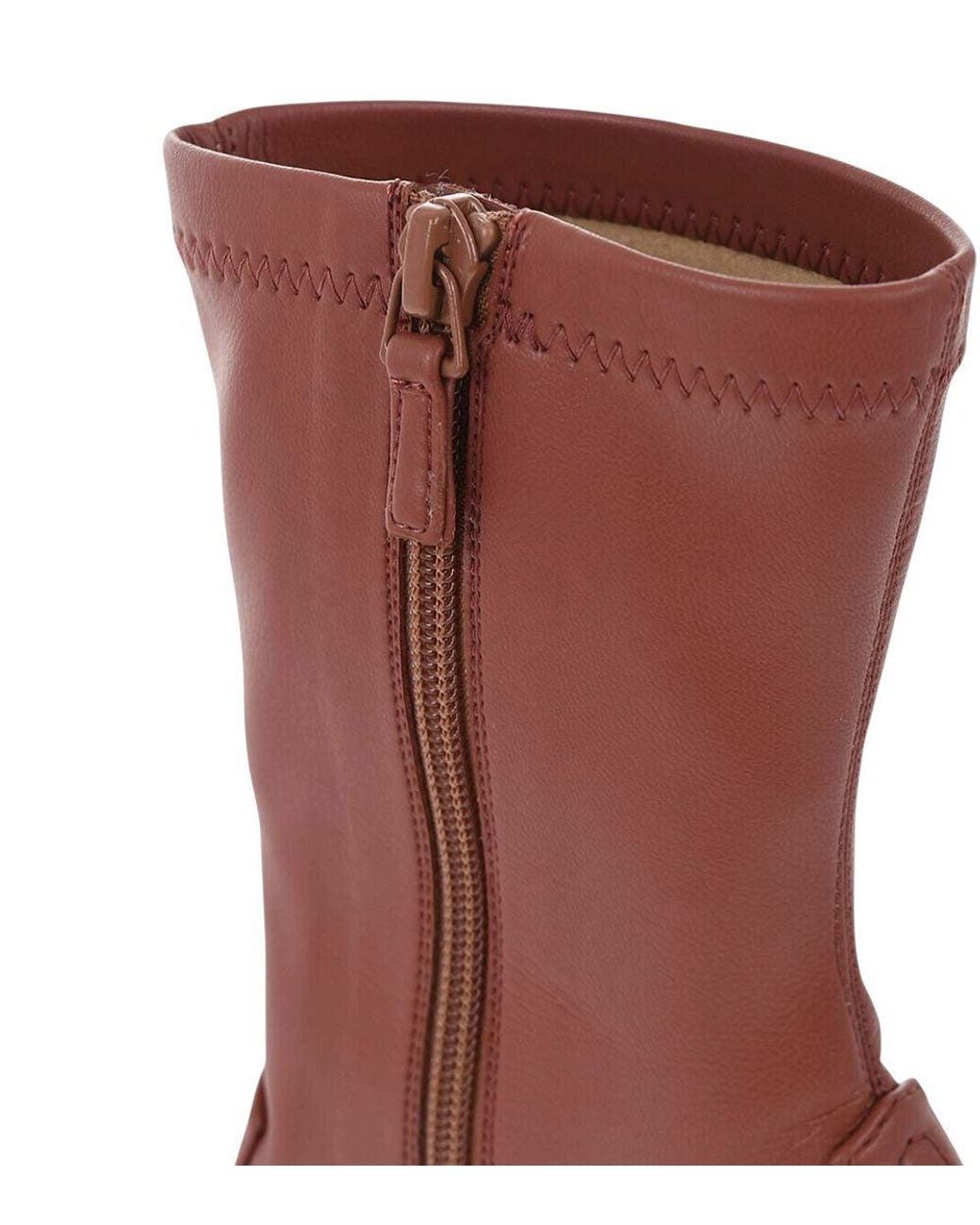 Stella McCartney Brown Western Ankle Boots