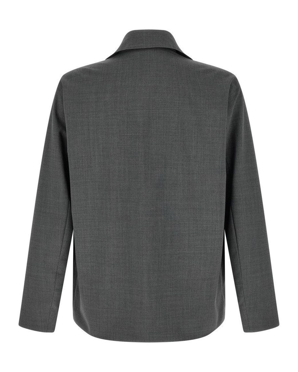 Herno Gray Reversible Jacket for men