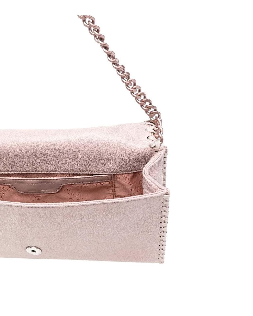 Stella McCartney Pink Falabella Small Shoulder Bag