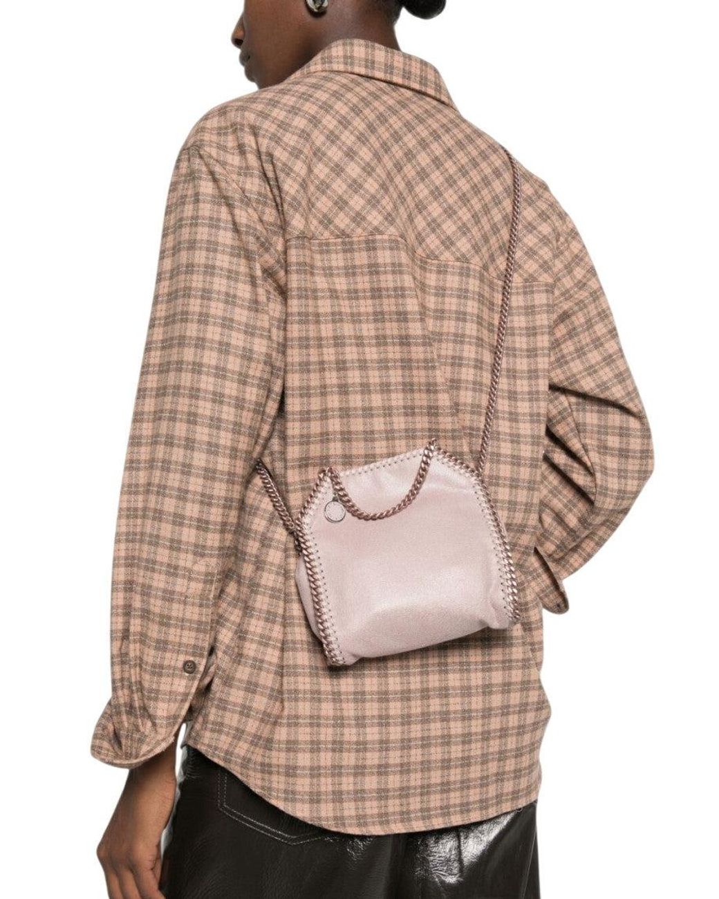 Stella McCartney Pink Falabella Tiny Crossbody Bag
