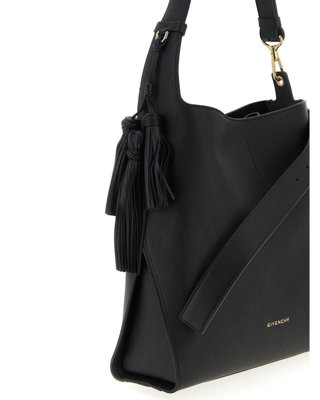 Givenchy Black Belted Medium Hobo