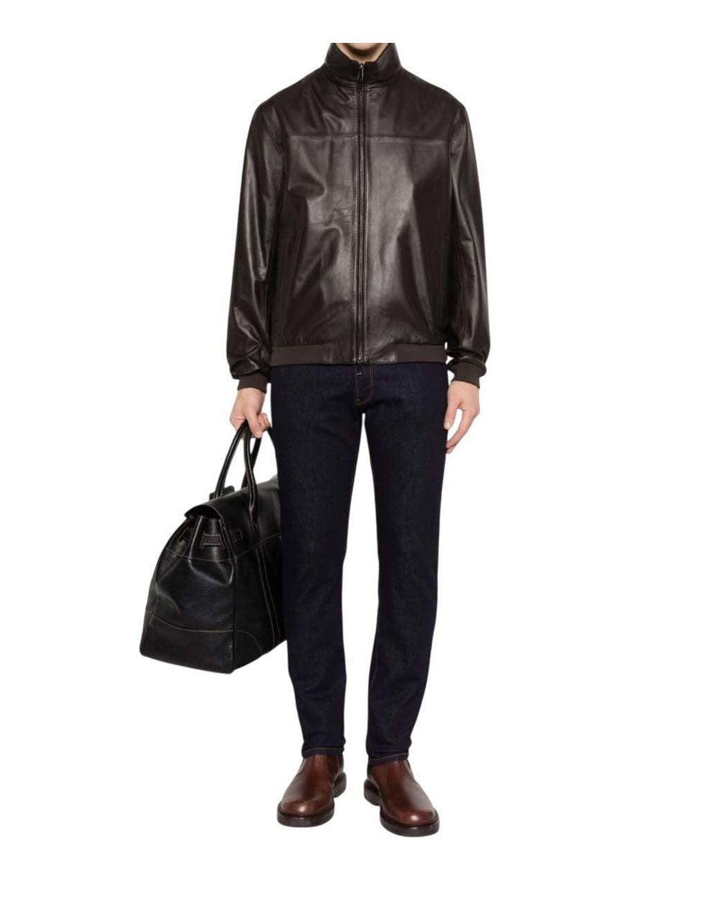 Emporio Armani Blue Slim Mid Rise Jeans for men