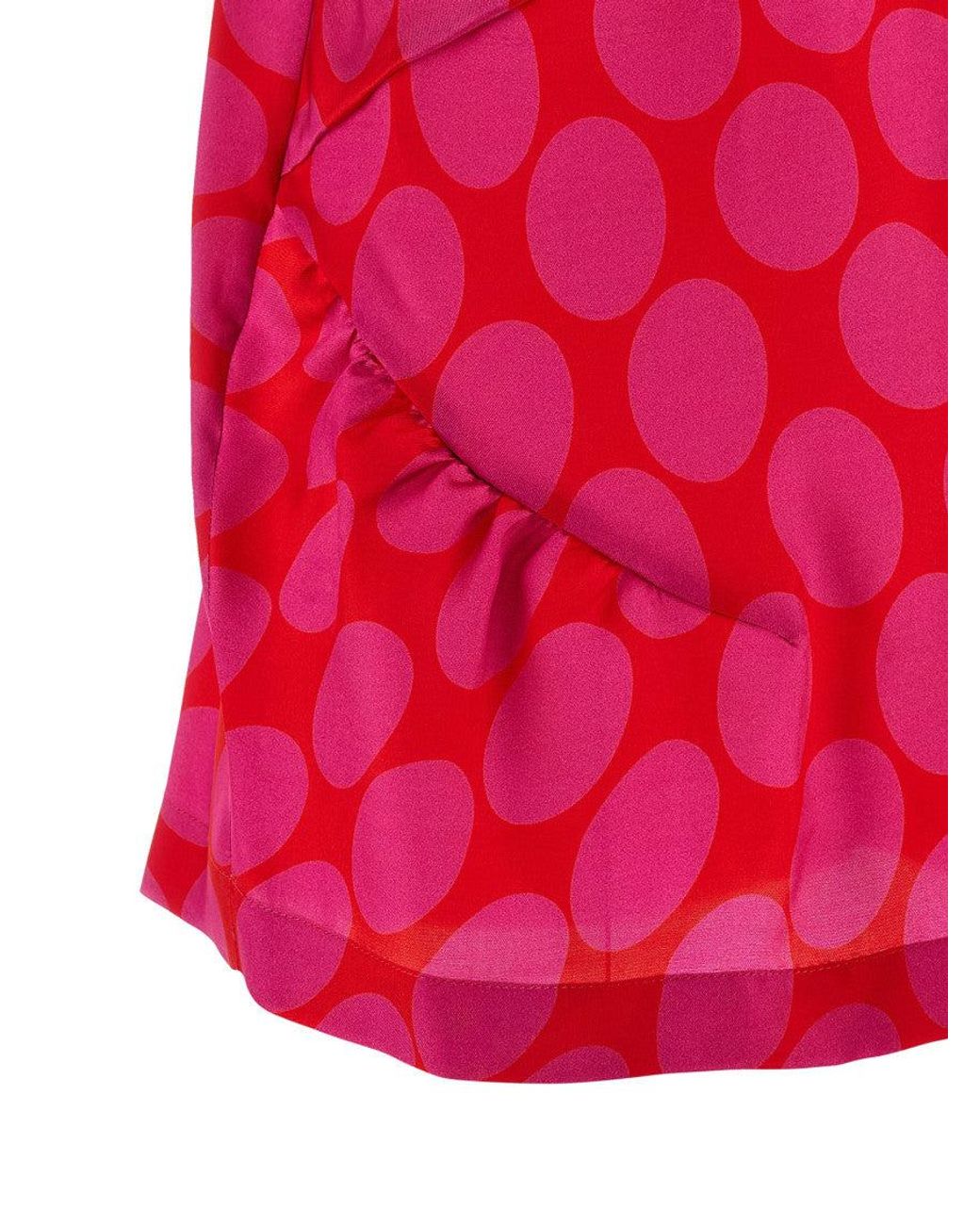 Dries Van Noten Red Caliya Tunic