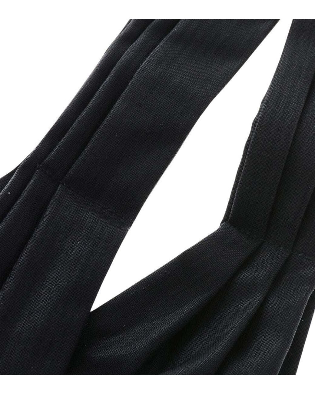 Corneliani Blue Ascot Ruche Tie for men