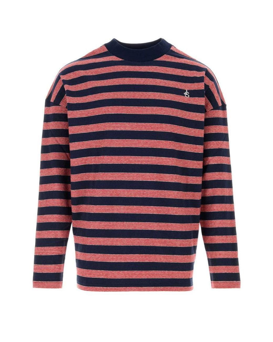 Jil Sander Red Crew Neck T-Shirt for men