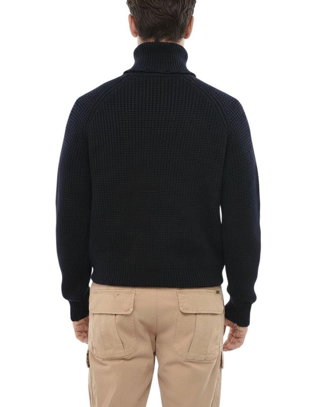 DSquared² Black Dark Knitted Sweater for men