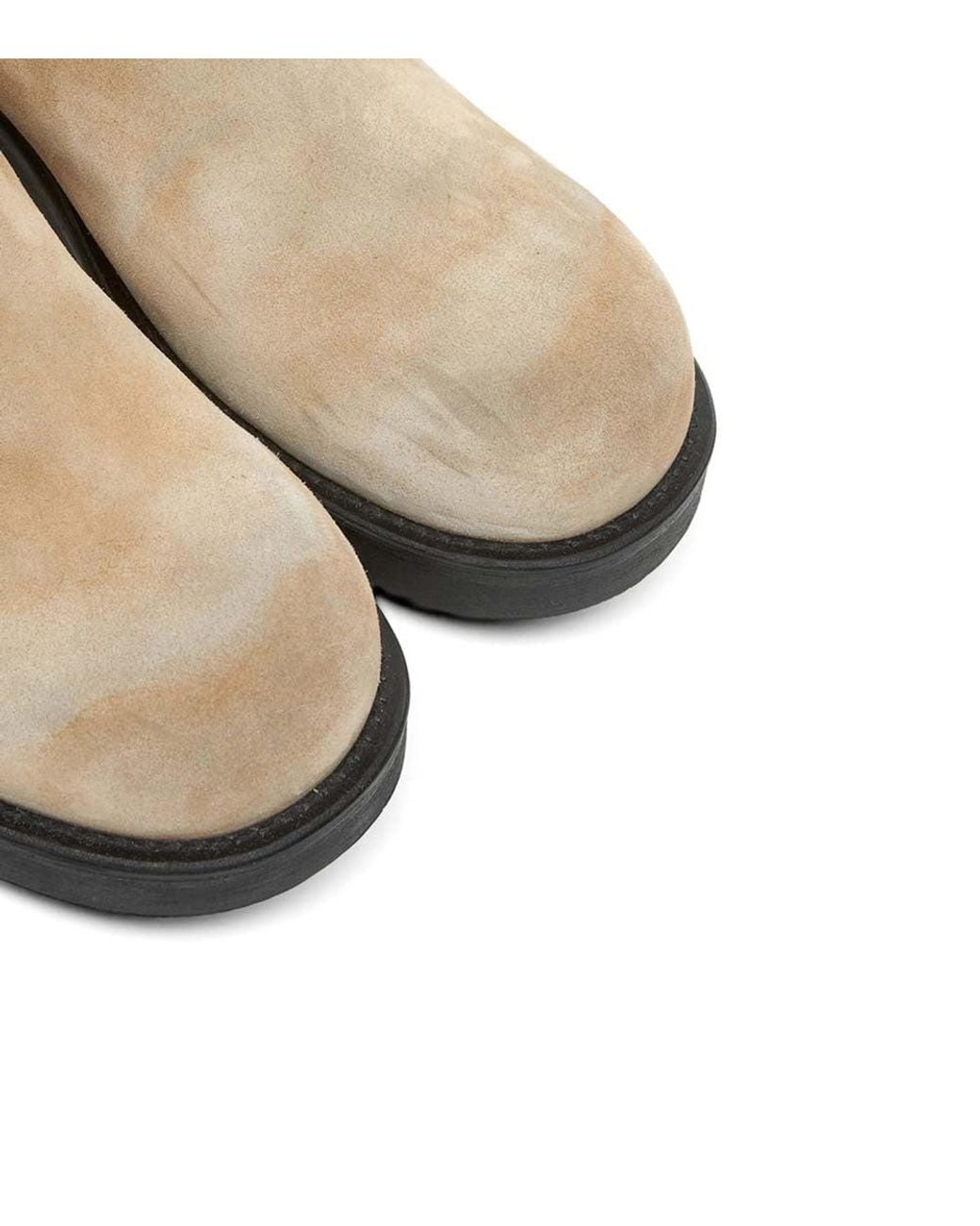 MM6 by Maison Margiela Brown Suede Mules for men