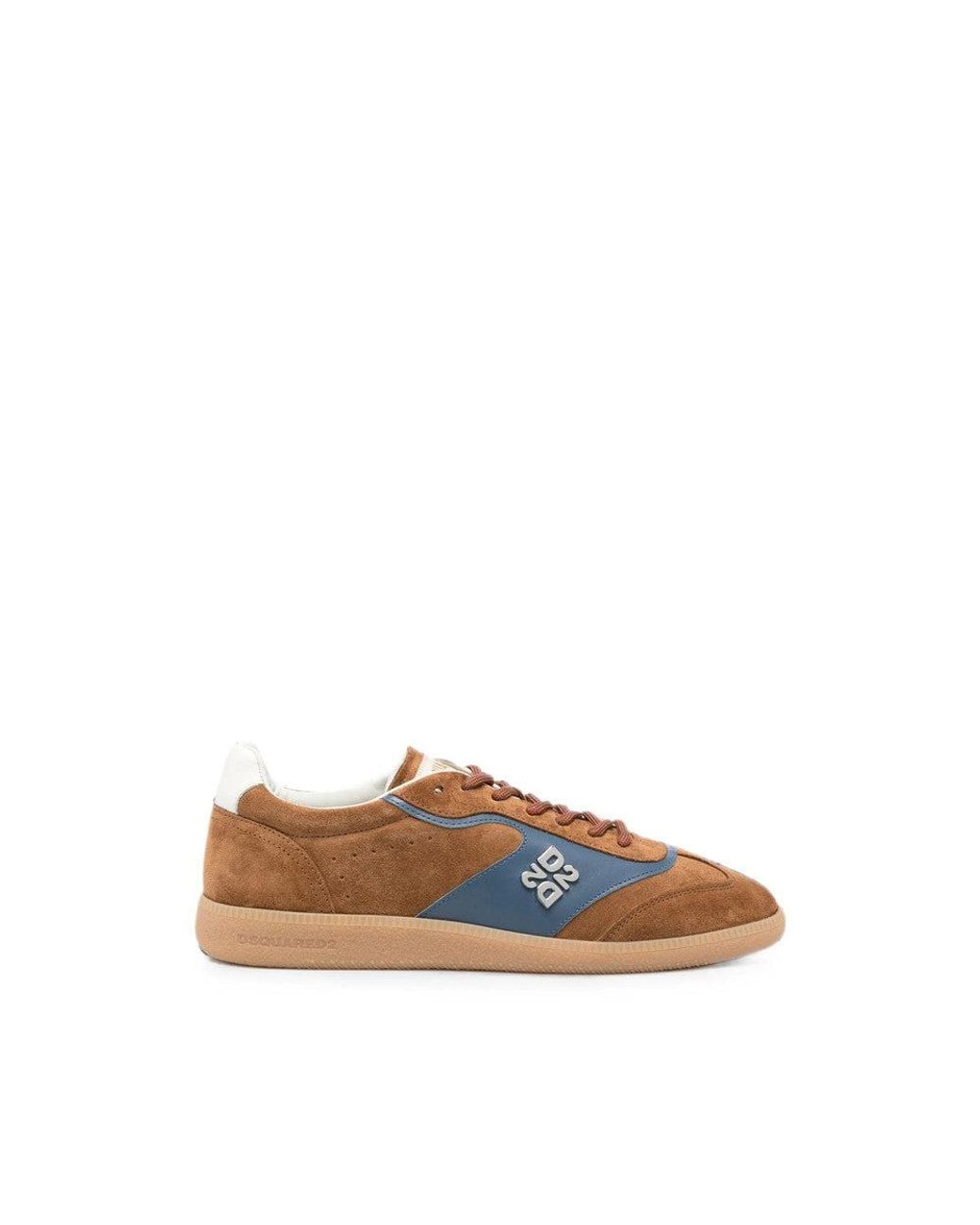 DSquared² Brown Logo Low-Top Sneakers for men