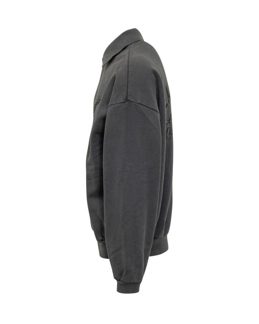 Fear Of God Gray Logo Sweatshirt for men