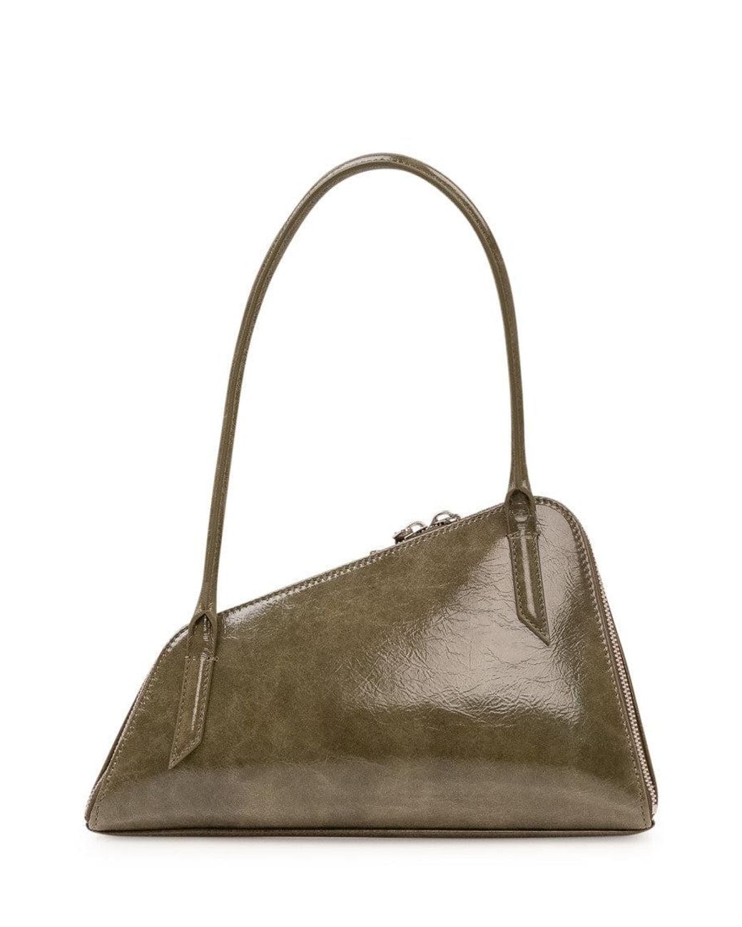 The Attico Brown Sunrise Medium Shoulder Bag