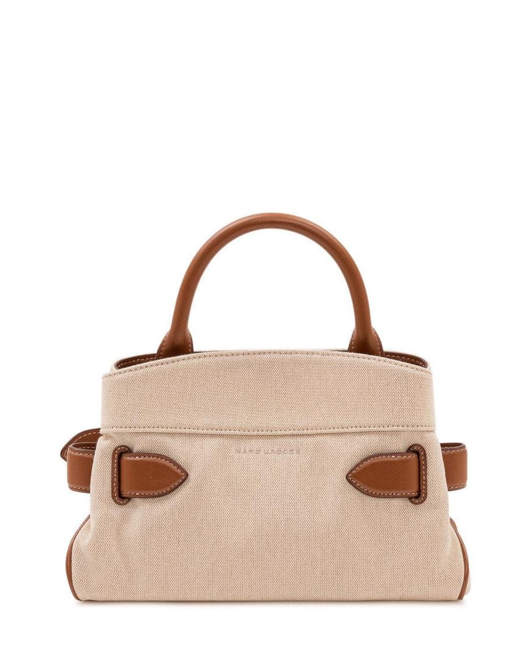 Marc Jacobs Brown Mini Satchel With Belt
