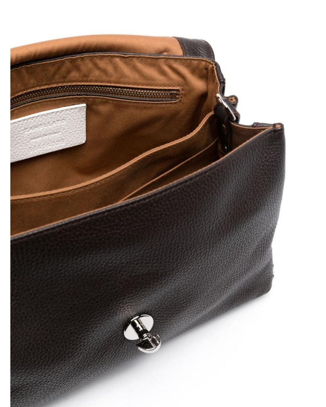 Zanellato Black Dark Postina Satchel