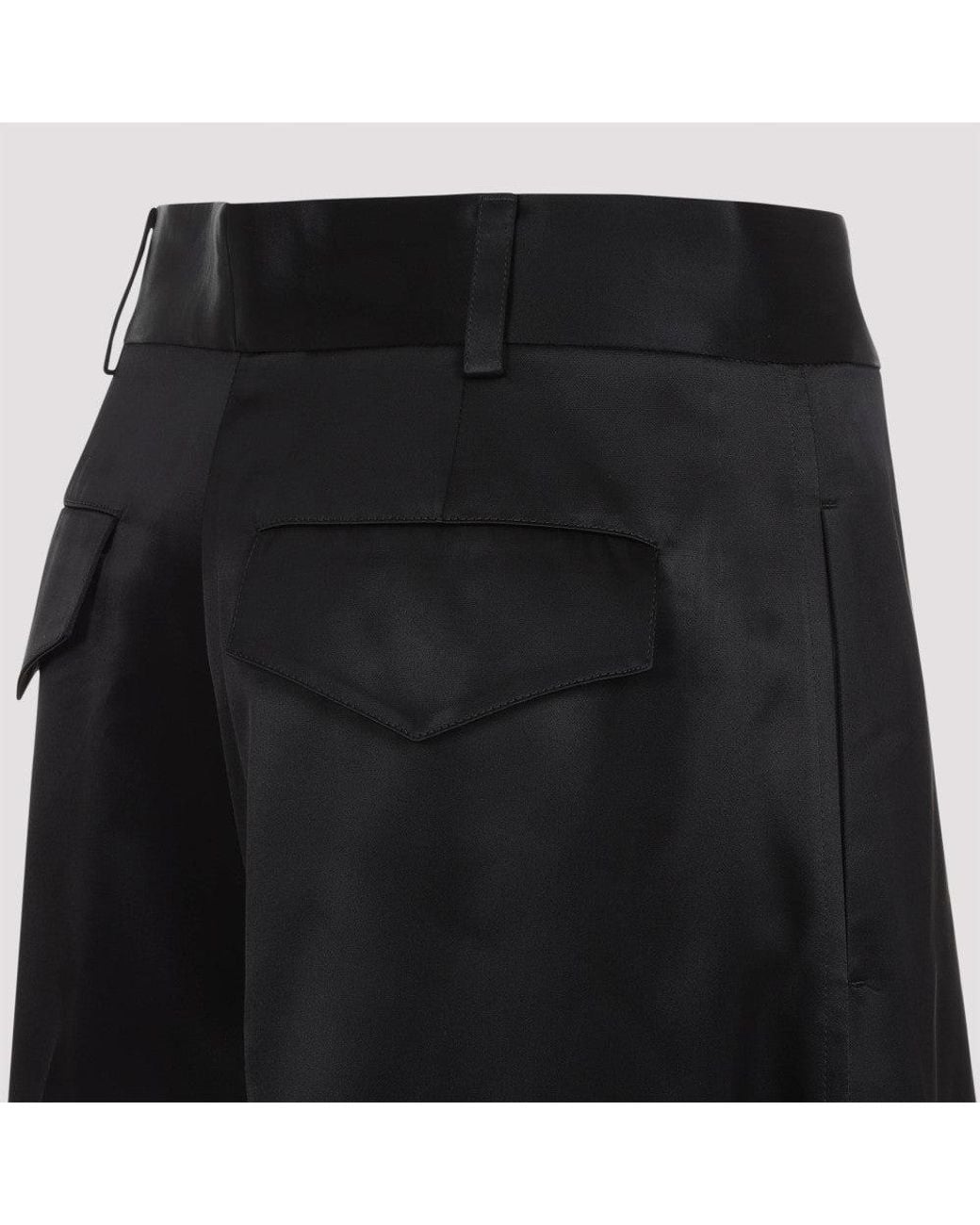 Jil Sander Black Viscose Pants