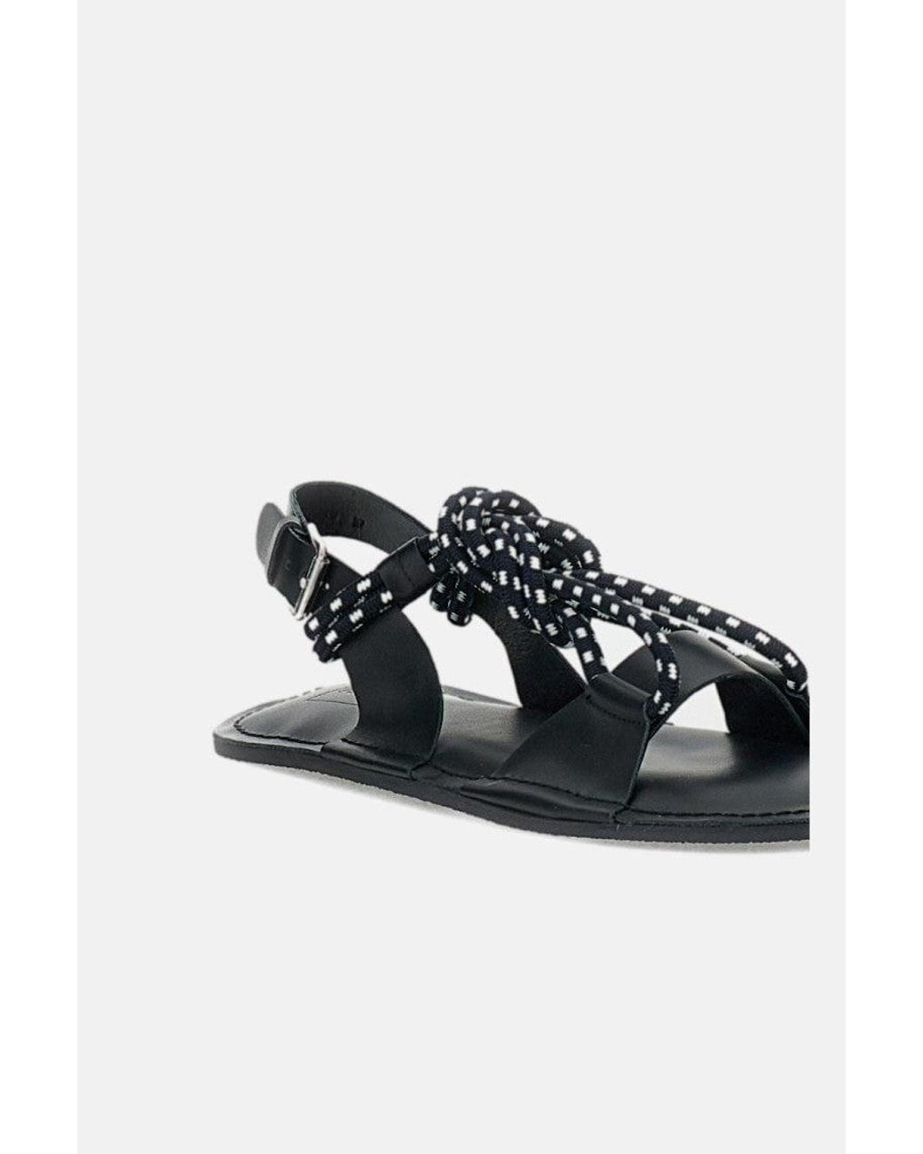 Plan C White Open-Toe Sandals