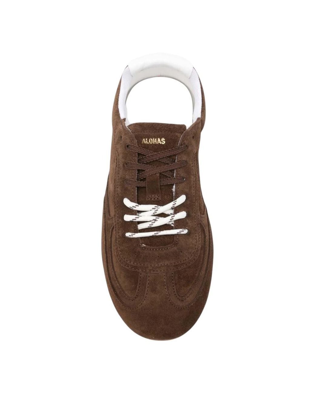 Alohas Brown Logo Sneakers