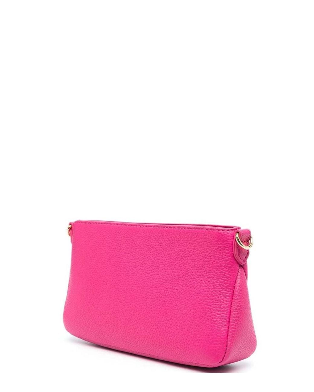 Love Moschino Pink Logo Small Shoulder Bag