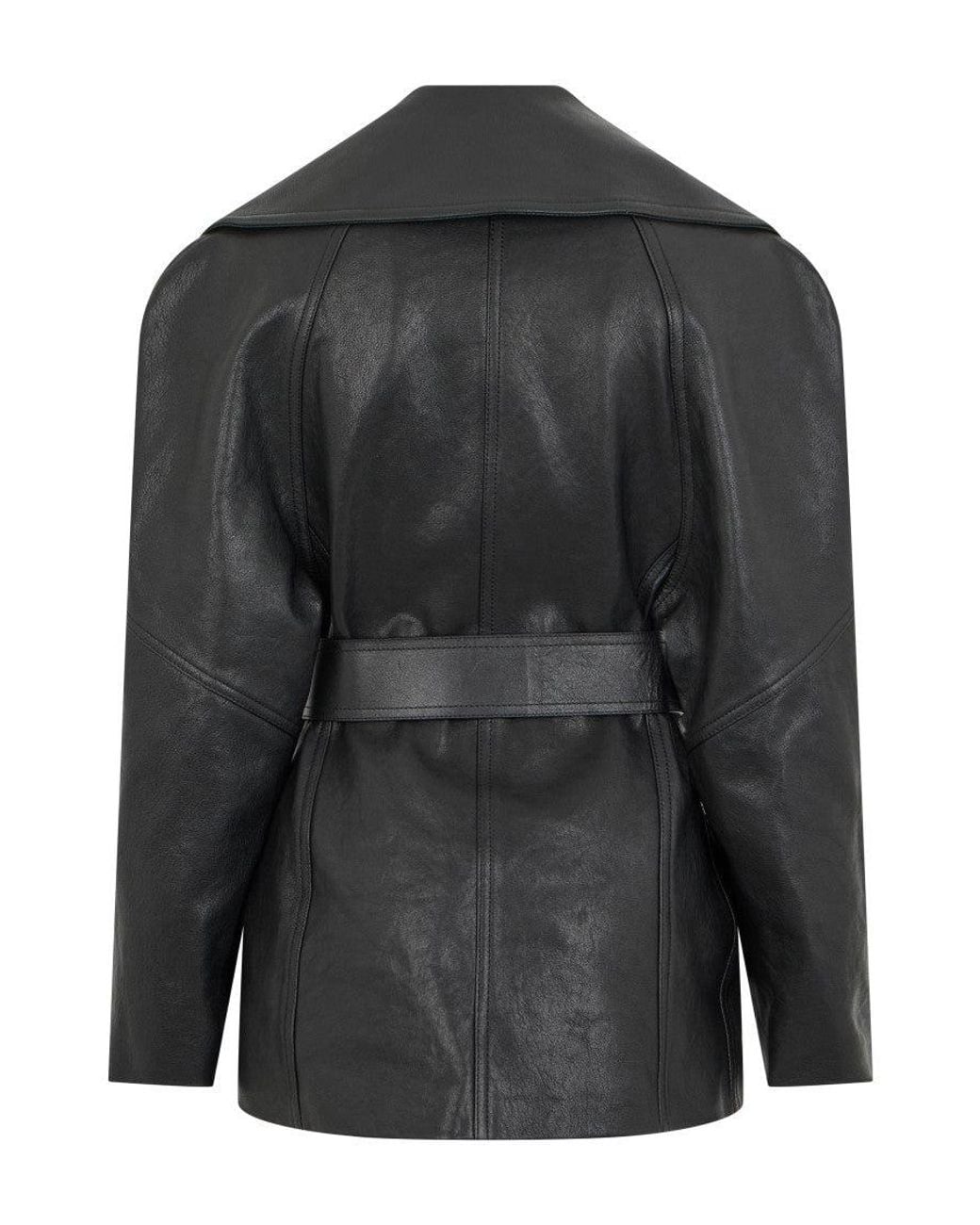 Gucci Black Solid Notched Lapel Jacket