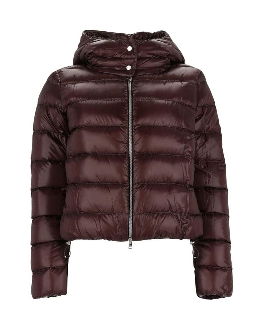 Herno Brown Quilted Hood Jacket