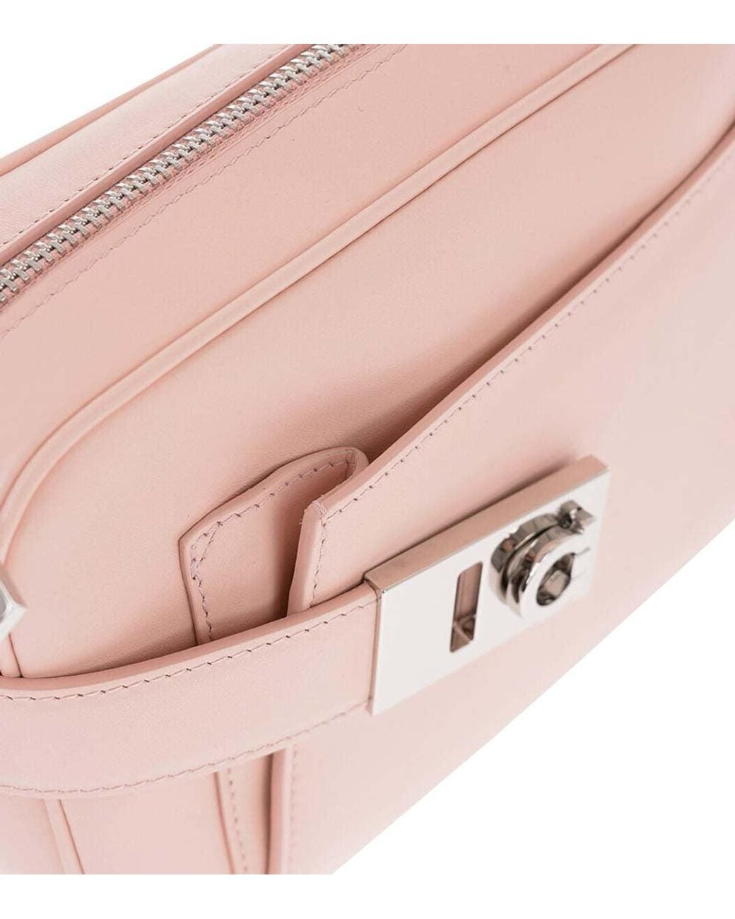 Ferragamo Pink Logo Small Crossbody Bag