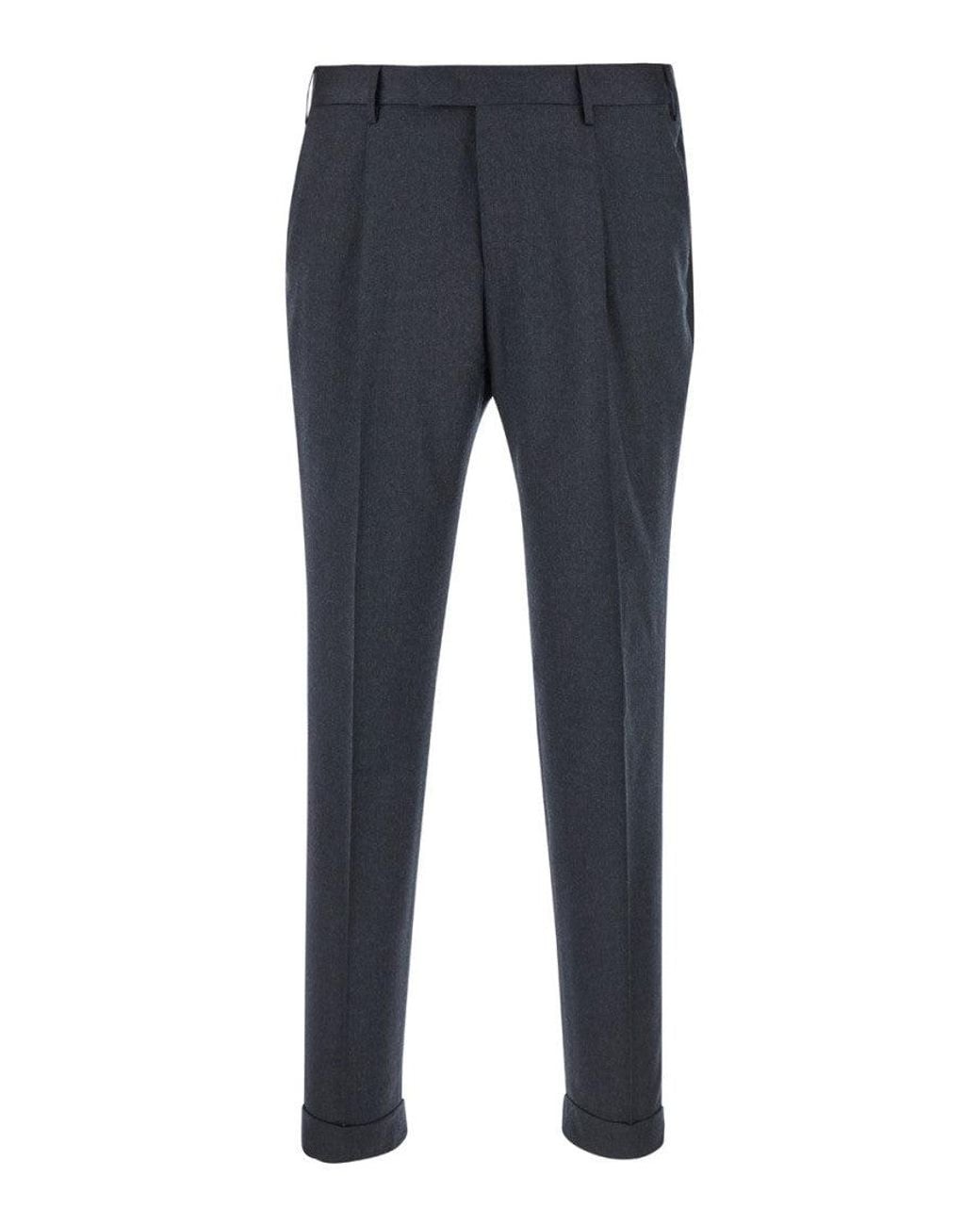 PT Torino Blue Slim Pants for men