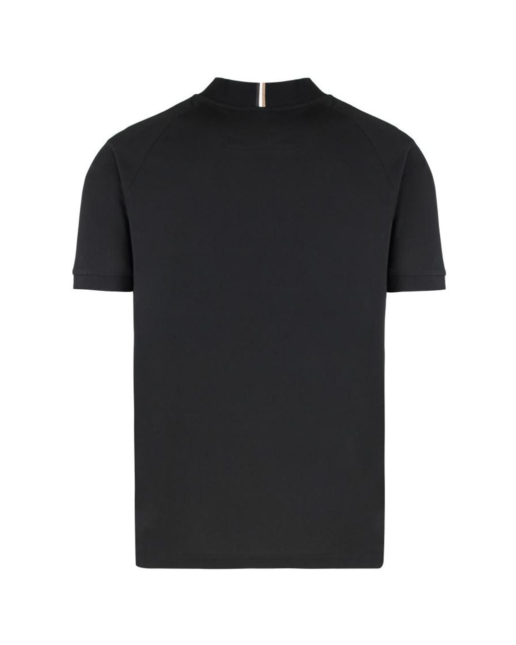 Boss Black Half-Zip Logo Polo for men