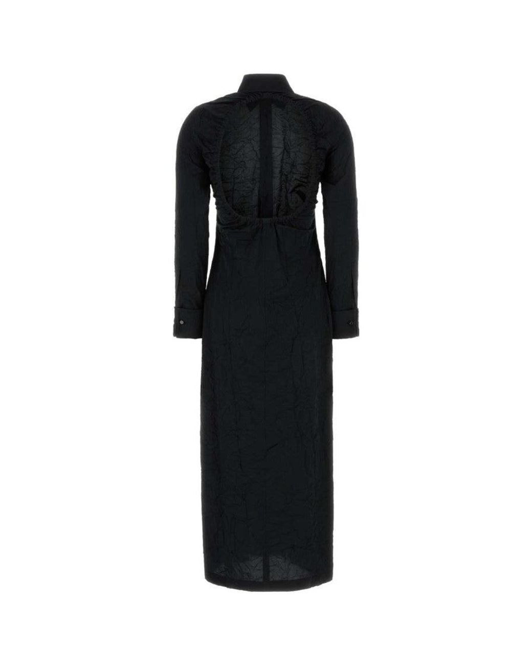 Max Mara Black Rovigo Long Dress