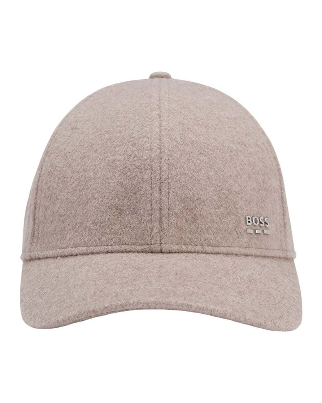 Boss Gray Logo Baseball Cap for men