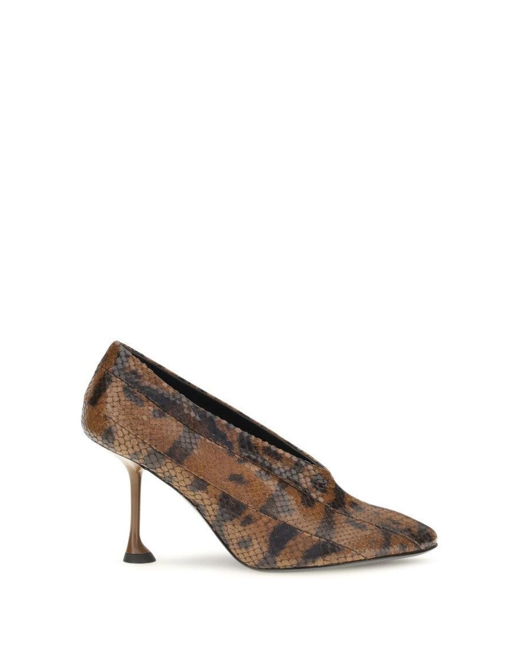 Proenza Schouler Brown Slip-On Pumps