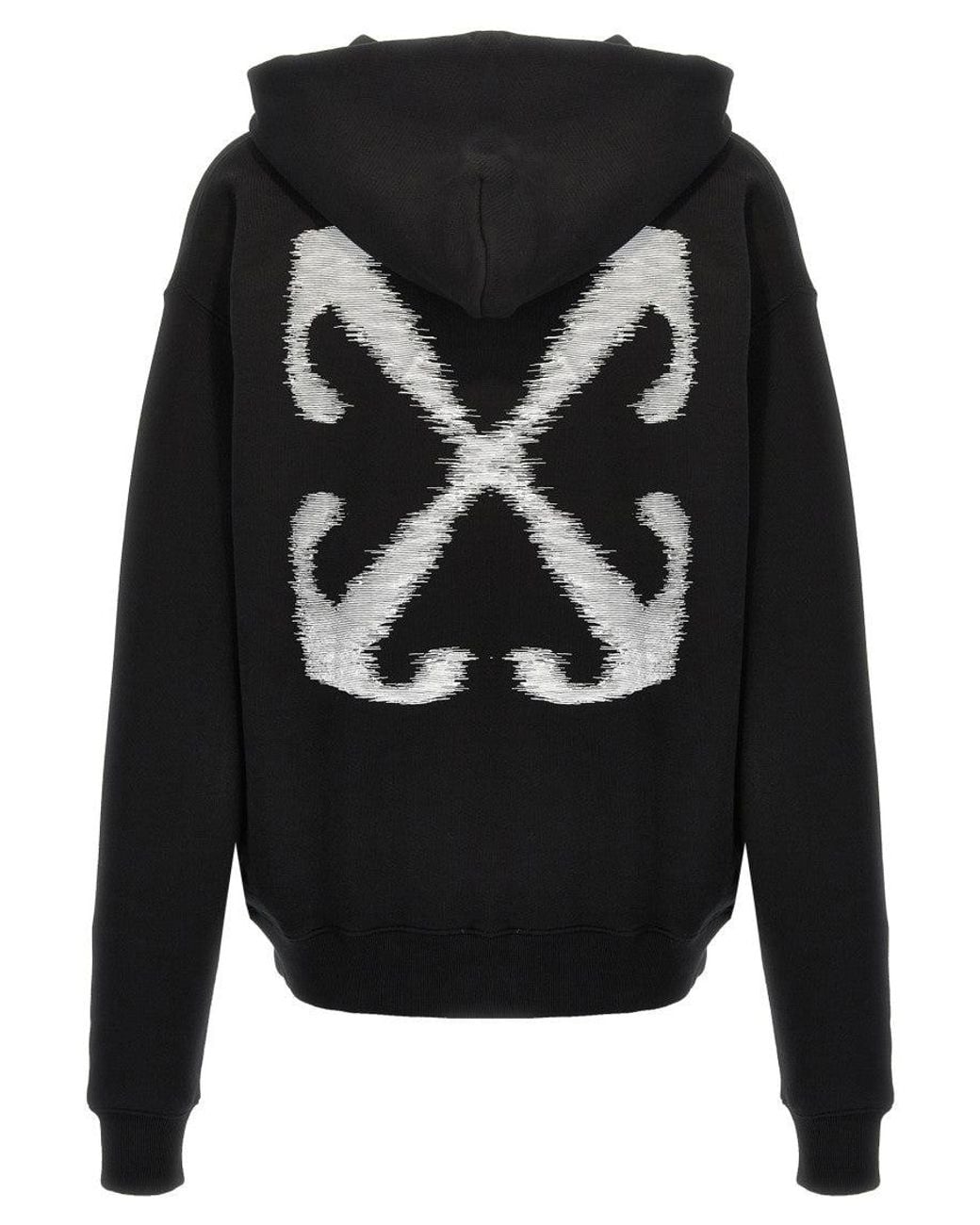 Off-White c/o Virgil Abloh Blackwhite 'Windy Arrow Skate' Hoodie for men