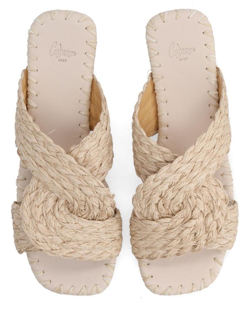 Castaner Natural Woven Sandals