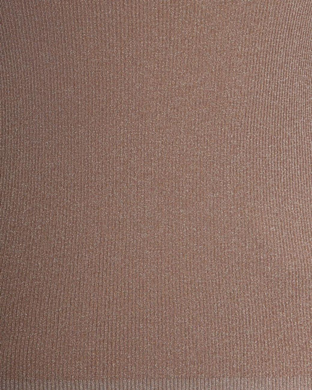 Max Mara Brown Knitted Round Neck Top