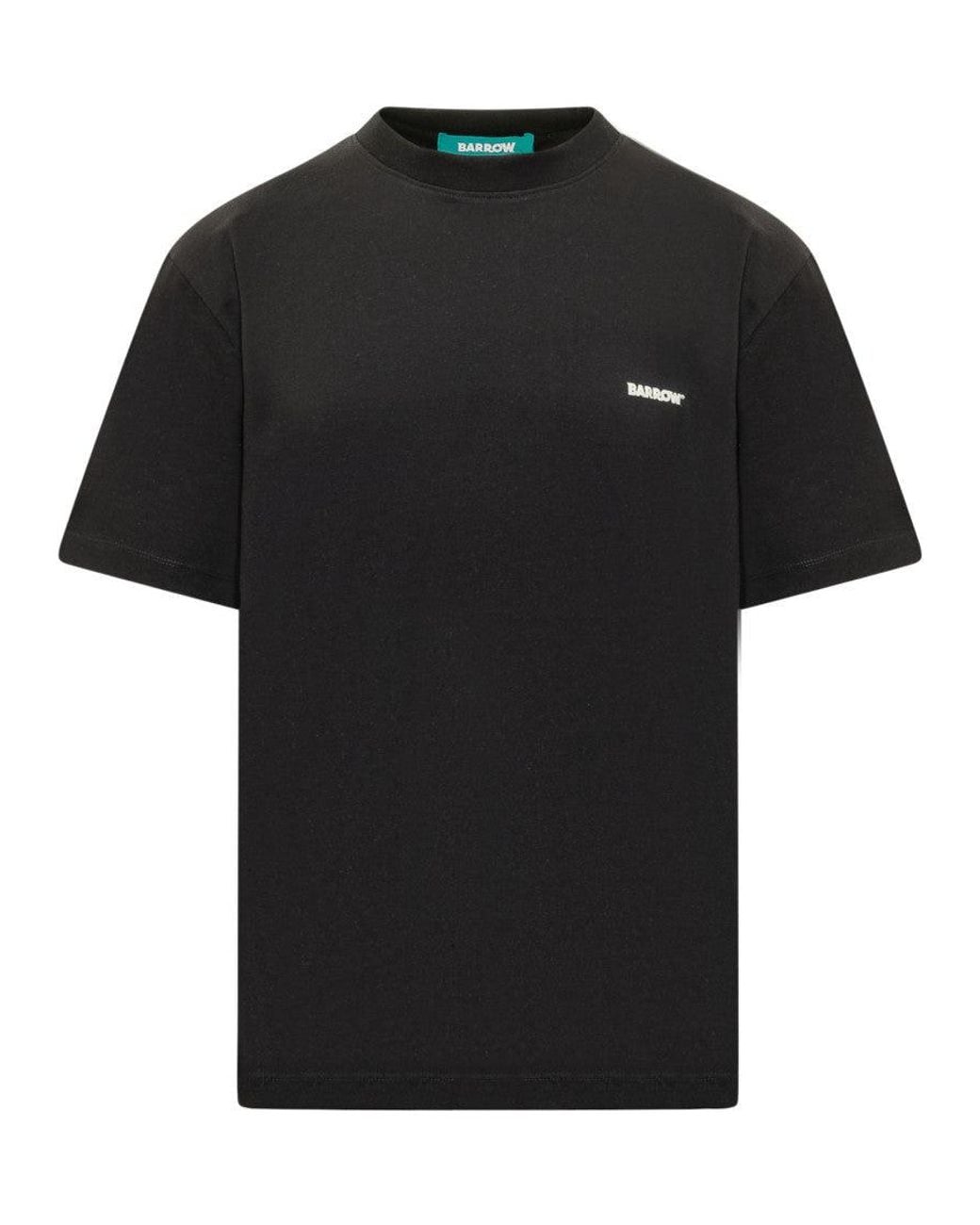 Barrow Black Crew Neck T-Shirt for men