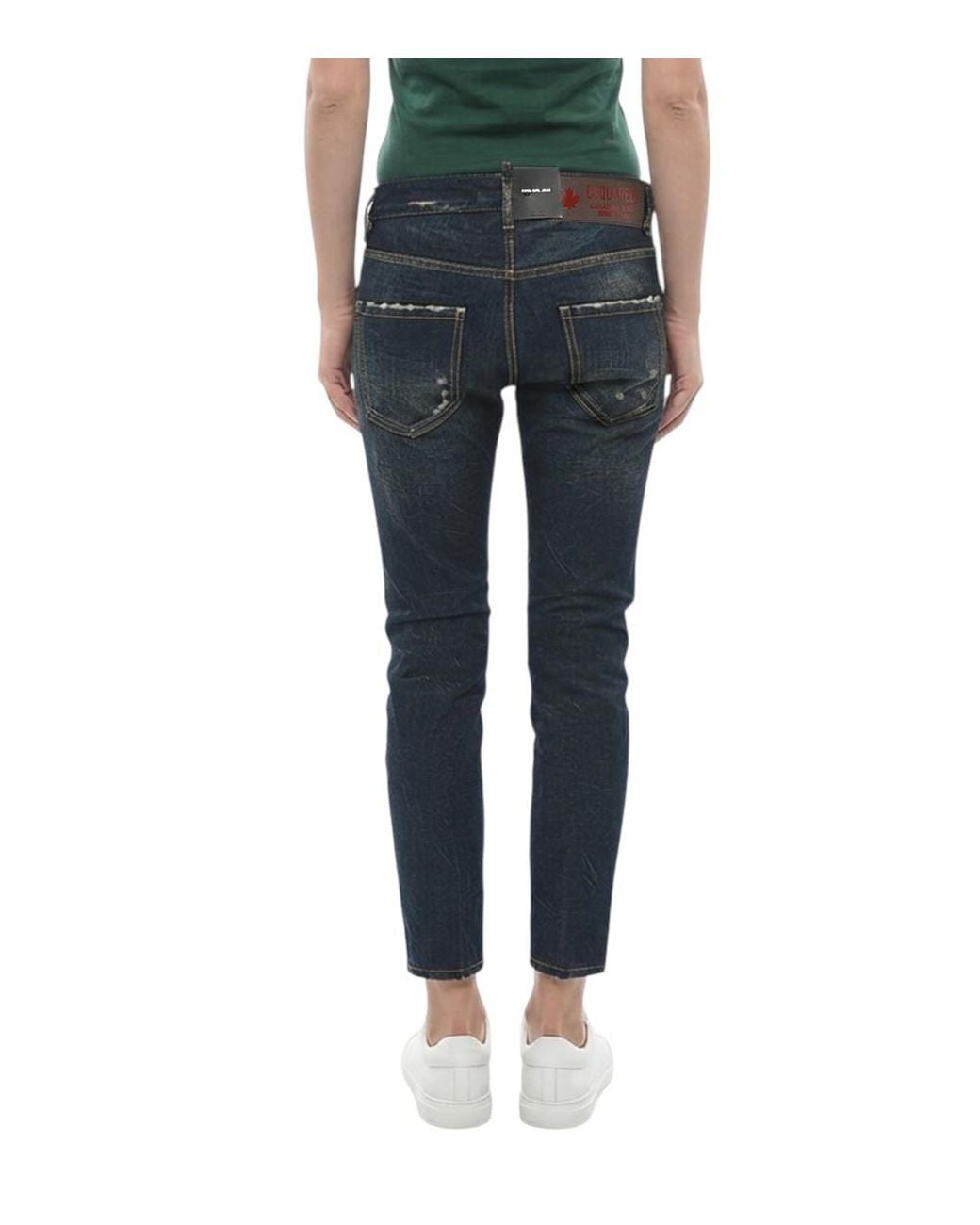 DSquared² Blue Regular Mid Rise Jeans