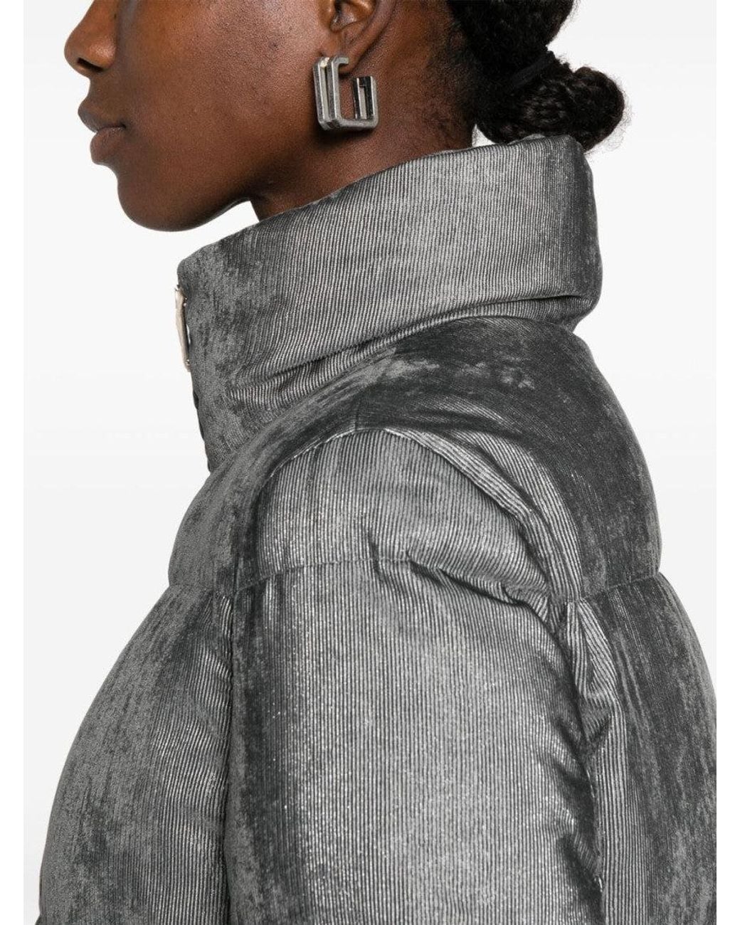 Herno Gray Quilted Jacket