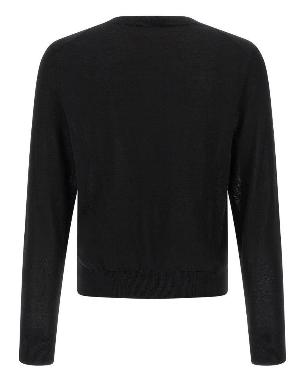 DSquared² Black Wool Sweater for men