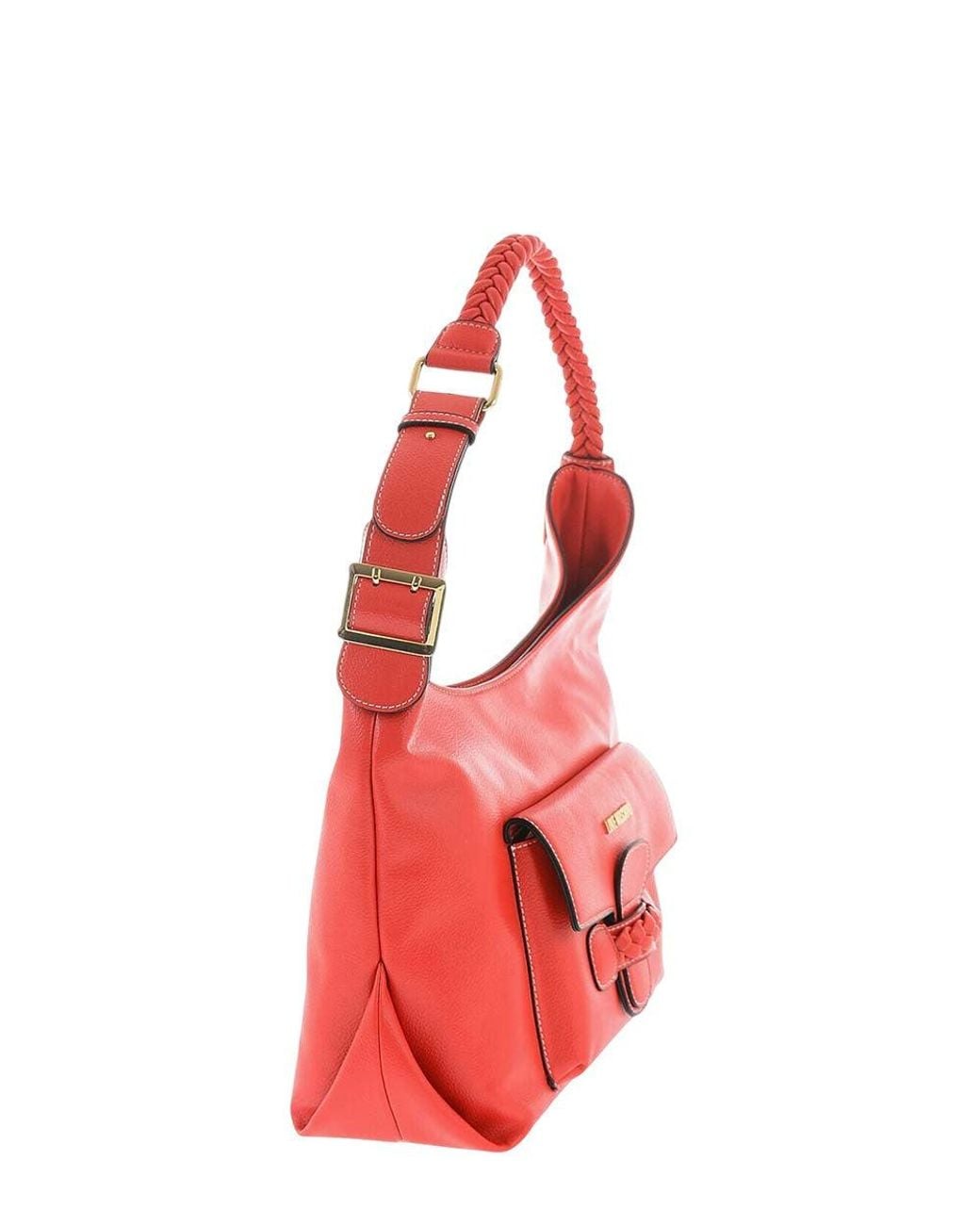 Love Moschino Red Logo Medium Shoulder Bag