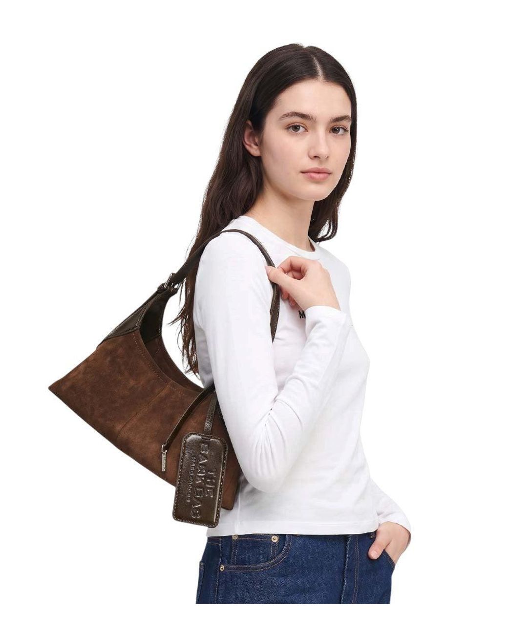 Marc Jacobs Brown Belted Sack Small Shoulder Bag