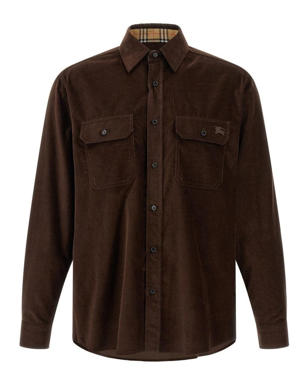 Burberry Brown Dark Regular Shirt for men