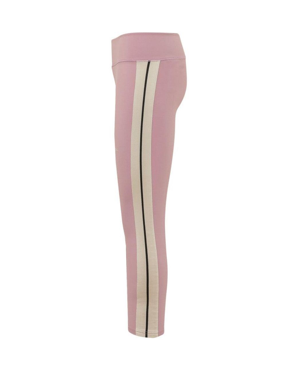 Palm Angels Pink Logo Track Leggings