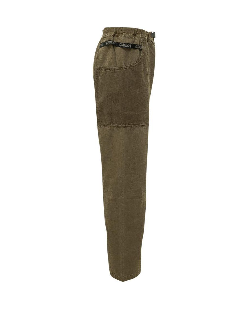 Gramicci Green Straight Cargos Pants for men