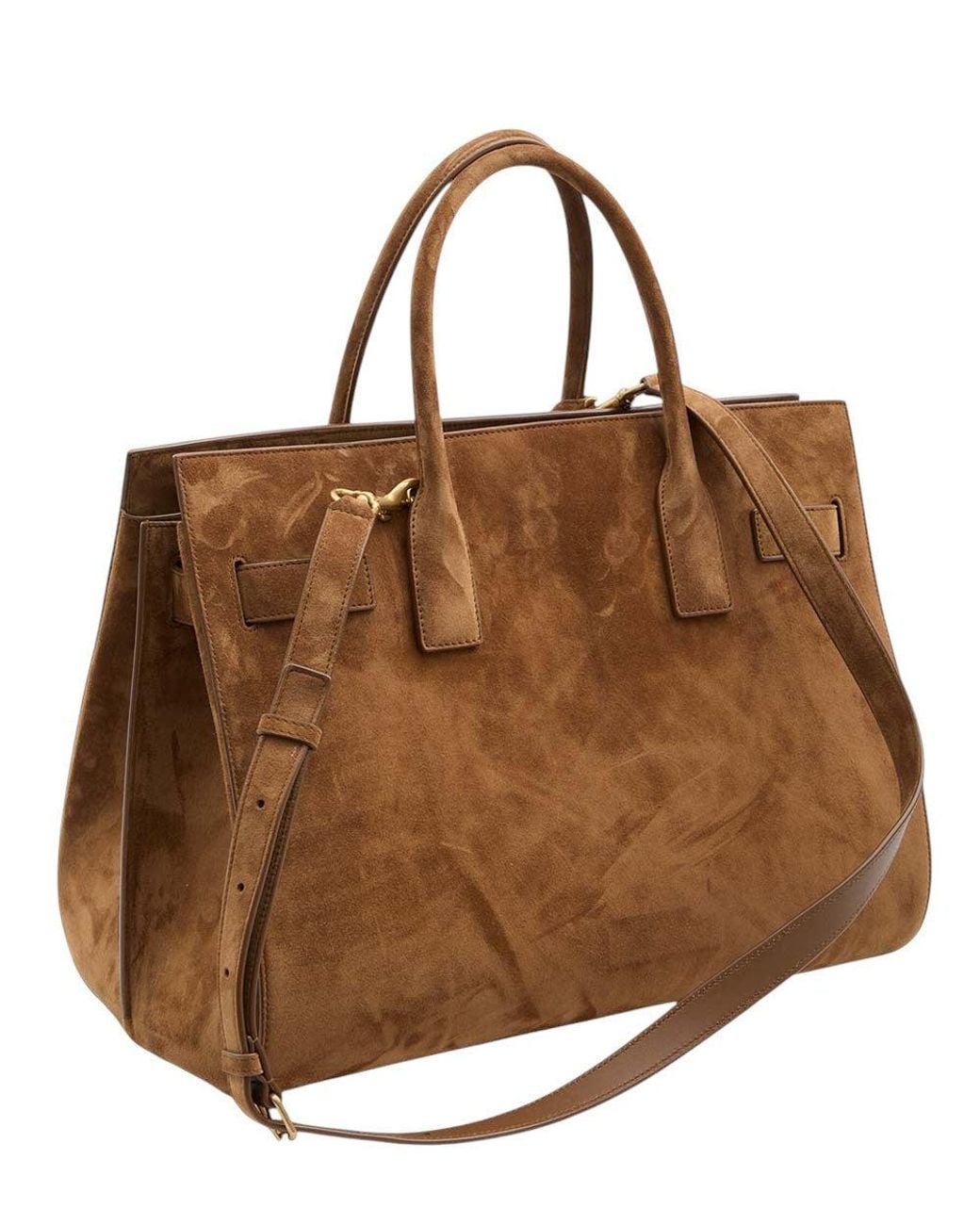 Saint Laurent Brown Sac De Jour Large Tote