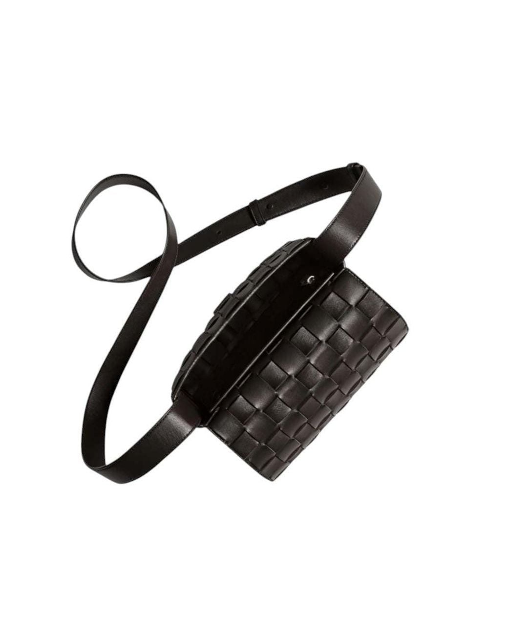 Bottega Veneta Black Orto Small Messenger Bag for men