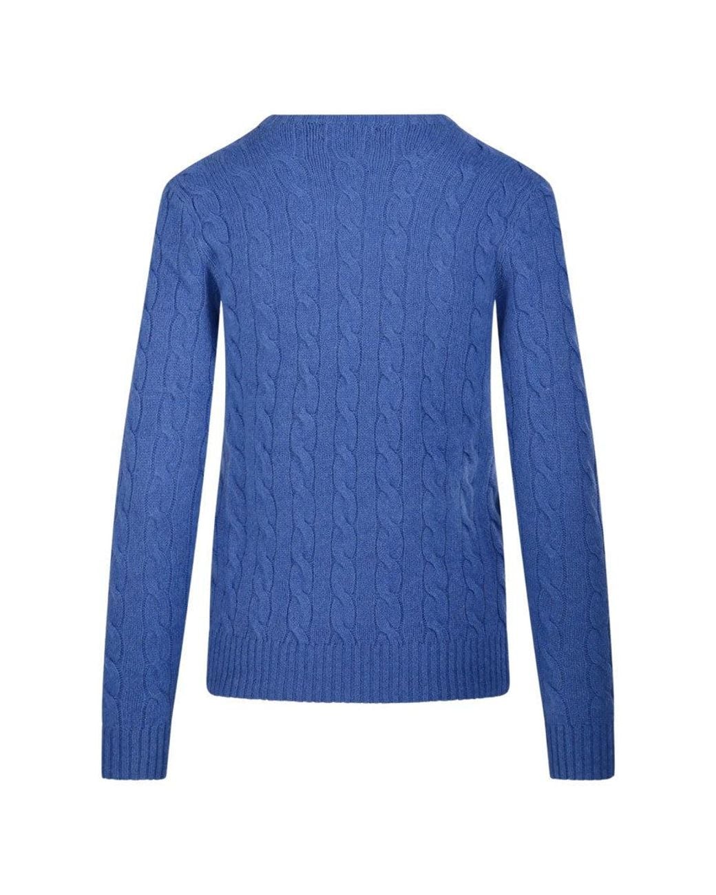 Polo Ralph Lauren Blue Knitted Crew Neck Sweater